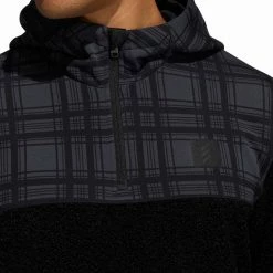 ADIDAS AdiCross Sherpa Plaid 1/4 Zip Sweater 7 ADIDAS AdiCross Sherpa Plaid 1/4 Zip Sweater -Golf Bag Sales adidas adicross sherpa plaid 1 4 zip sweater black 03 69644.1632770692