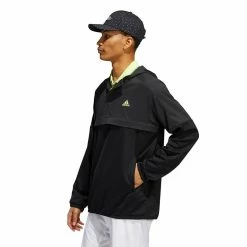 ADIDAS Anorak 1/2 Zip Pullover -Golf Bag Sales adidas anorak 1 2 zip pullover black 02 54732.1676589176