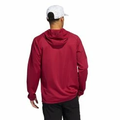 ADIDAS Anorak 1/2 Zip Pullover -Golf Bag Sales adidas anorak 1 2 zip pullover legacy burgundy 02 10878.1676588250
