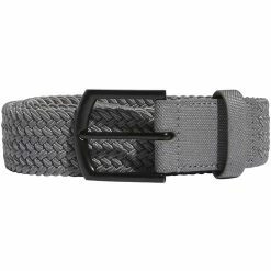 ADIDAS Braided Stretch Belt -Golf Bag Sales adidas braided stretch belt grey three 01 62086.1646850623