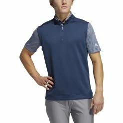 ADIDAS Club 1/4 Zip Vest -Golf Bag Sales adidas club 1 4 zip vest crew navy 01 93128.1671650912