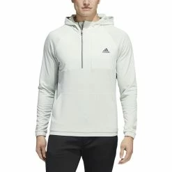 ADIDAS Fleece Anorak 1/4 Zip -Golf Bag Sales adidas fleece anorak 1 4 zip linen green 01 58511.1673900400