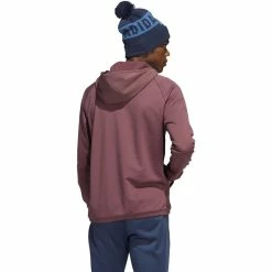 ADIDAS Fleece Anorak 1/4 Zip -Golf Bag Sales adidas fleece anorak 1 4 zip quiet crimson 02 38778.1673904222