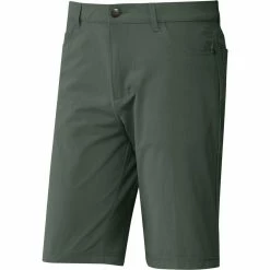 ADIDAS Go-To Five Pocket Shorts - 10 Inch -Golf Bag Sales adidas go to five pocket short 10 inch green oxide 01 48803.1662670437