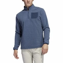 ADIDAS Pocket 1/4 Zip -Golf Bag Sales adidas pocket 1 4 zip crew navy 01 61775.1659042846
