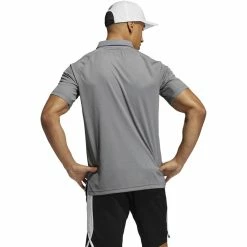 ADIDAS Primeblue Two-Tone Pique Polo -Golf Bag Sales adidas primeblue two tone pique polo black white 02 06355.1659042802