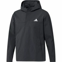 ADIDAS Ripstop 1/4 Zip Pullover Hoodie -Golf Bag Sales adidas ripstop 1 4 zip pullover hoodie black 01 49424.1677077879