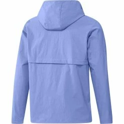 ADIDAS Ripstop 1/4 Zip Pullover Hoodie -Golf Bag Sales adidas ripstop 1 4 zip pullover hoodie blue fusion 02 96670.1677077881