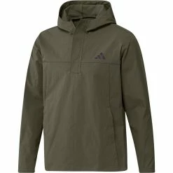 ADIDAS Ripstop 1/4 Zip Pullover Hoodie -Golf Bag Sales adidas ripstop 1 4 zip pullover hoodie olive strata 01 52103.1677077880