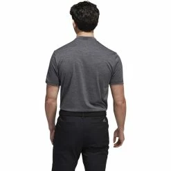 ADIDAS Texture Stripe Polo -Golf Bag Sales adidas texture stripe polo black grey five 02 50173.1673904970