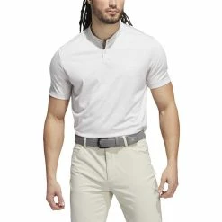 ADIDAS Texture Stripe Polo -Golf Bag Sales adidas texture stripe polo clear brown white 01 16800.1673905137