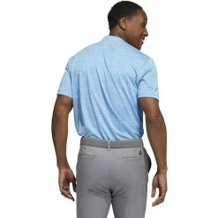 ADIDAS Texture Stripe Polo -Golf Bag Sales adidas texture stripe polo pulse blue bliss blue 02 05901.1673905351