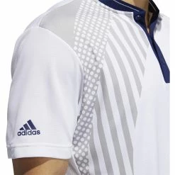 ADIDAS USA Olympics Friday Polo -Golf Bag Sales adidas usa olympics friday polo white grey two dark blue 04 82186.1659042797