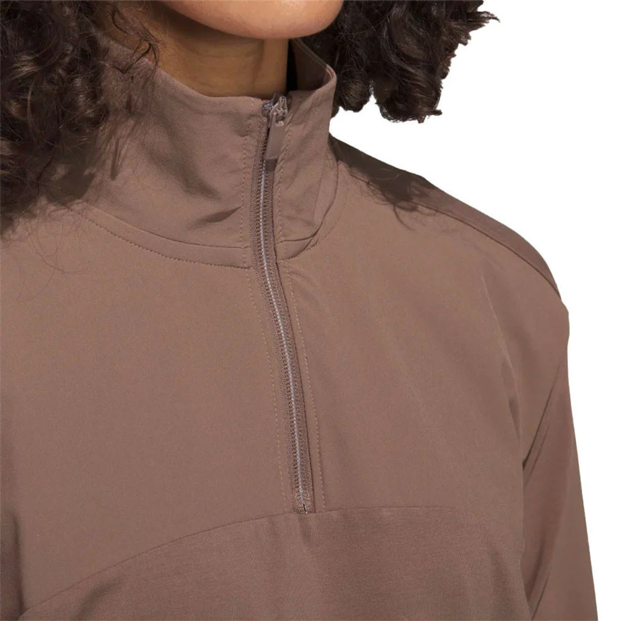 ADIDAS Women's 1/4 Zip Jacket 3 ADIDAS Women's 1/4 Zip Jacket - Image 3