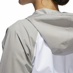 ADIDAS Women's ClimaStorm Jacket -Golf Bag Sales adidas womens climastorm jacket white solid grey 05 84376.1633100470