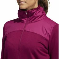 ADIDAS Women's COLD.RDY Full Zip Jacket - Previous Season Style -Golf Bag Sales adidas womens cold rdy full zip jacket previous season style power berry 03 67925.1633103697