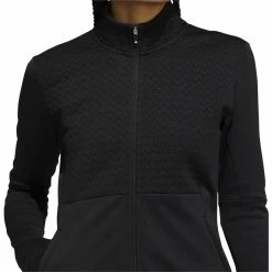 ADIDAS Women's COLD.RDY Full-Zip Jacket -Golf Bag Sales adidas womens cold rdy full zip jacket black 04 26648.1639085472