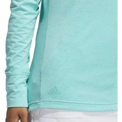 ADIDAS Women's Essentials Heathered Hoodie -Golf Bag Sales adidas womens essentials heathered hoodie acid mint 03 82746.1633103434