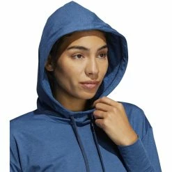 ADIDAS Women's Essentials Heathered Hoodie -Golf Bag Sales adidas womens essentials heathered hoodie crew navy 04 18021.1633103434