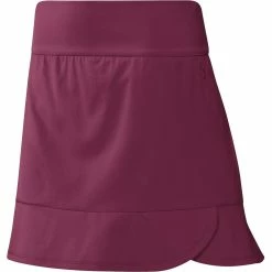 ADIDAS Women's Frill Skort - 16 Inch -Golf Bag Sales adidas womens frill skort 16 inch legacy burgundy 01 42688.1678993890