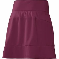 ADIDAS Women's Frill Skort - 16 Inch -Golf Bag Sales adidas womens frill skort 16 inch legacy burgundy 02 38693.1678993890