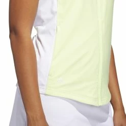 ADIDAS Women's Full Zip Vest -Golf Bag Sales adidas womens full zip vest hi res yellow 02 56653.1659042132