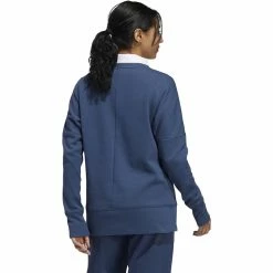 ADIDAS Women's Go-To Sweatshirt -Golf Bag Sales adidas womens go to sweatshirt crew navy 02 69681.1639065673