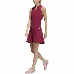 ADIDAS Women's HEAT.RDY Sleeveless Dress -Golf Bag Sales adidas womens heat rdy sleeveless dress legacy burgundy 01 54343.1662670170