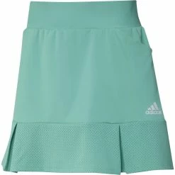 ADIDAS Women's Pleated Perforated Skort - 15 Inch -Golf Bag Sales adidas womens pleated perforated skort 15 inch acid mint 01 41306.1633118093