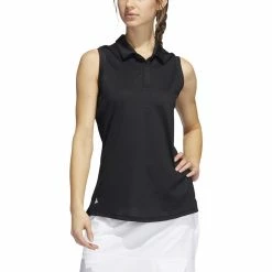 ADIDAS Women's Primeblue Ottoman Stripe Sleeveless Polo 16 ADIDAS Women's Primeblue Ottoman Stripe Sleeveless Polo -Golf Bag Sales adidas womens primeblue ottoman stripe sleeveless polo black 01 84060.1647972767