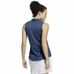 ADIDAS Women's Primeblue Ottoman Stripe Sleeveless Polo 15 ADIDAS Women's Primeblue Ottoman Stripe Sleeveless Polo -Golf Bag Sales adidas womens primeblue ottoman stripe sleeveless polo crew navy 02 32769.1647972767