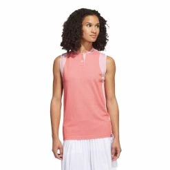 ADIDAS Women's Primeknit Sleeveless Polo