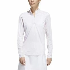 ADIDAS Women's Printed Sun Protection 1/4 Zip 26 ADIDAS Women's Printed Sun Protection 1/4 Zip -Golf Bag Sales adidas womens printed sun protection 1 4 zip almost pink 01 98515.1676596244