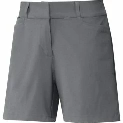 ADIDAS Women's Solid Shorts - 5 Inch -Golf Bag Sales adidas womens solid short 5 inch grey three 01 96425.1662670248