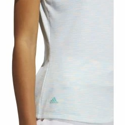 ADIDAS Women's Spacedye Polo -Golf Bag Sales adidas womens spacedye polo white acid mint 04 43100.1631905137