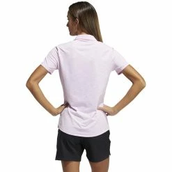 ADIDAS Women's Spacedye Polo -Golf Bag Sales adidas womens spacedye polo white screaming pink 02 79016.1631905137