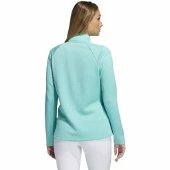 ADIDAS Women's Textured Layer Jacket -Golf Bag Sales adidas womens textured layer jacket acid mint 02 31375.1633102077
