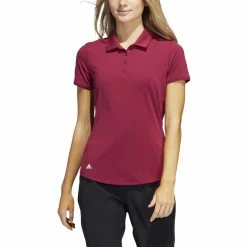ADIDAS Women's Ultimate 365 Solid Polo -Golf Bag Sales adidas womens ultimate 365 solid polo legacy burgundy 01 01225.1678999876