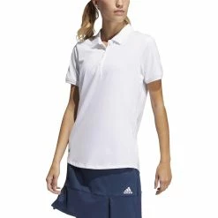 ADIDAS Women's Ultimate 365 Solid Polo -Golf Bag Sales adidas womens ultimate 365 solid polo white 01 41285.1678999876