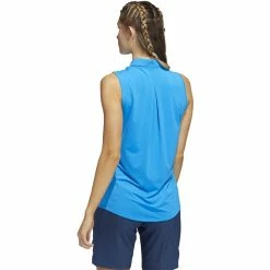 ADIDAS Women's Ultimate 365 Solid Sleeveless Polo 18 ADIDAS Women's Ultimate 365 Solid Sleeveless Polo -Golf Bag Sales adidas womens ultimate 365 solid sleeveless polo blue rush 02 37401.1662670227