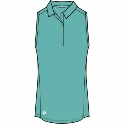 ADIDAS Women's Ultimate 365 Solid Sleeveless Polo 19 ADIDAS Women's Ultimate 365 Solid Sleeveless Polo -Golf Bag Sales adidas womens ultimate 365 solid sleeveless polo semi mint rush 01 94868.1662670227