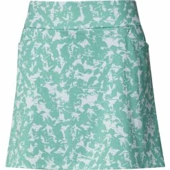 ADIDAS Women's Ultimate Print Skort - 16 Inch -Golf Bag Sales adidas womens ultimate print skort 16 inch white acid mint 01 47599.1659042785