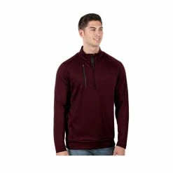Antigua Generation Pullover -Golf Bag Sales antigua generation pullover maroon carbon 01 69320.1645209308