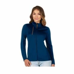 Antigua Women's Generation Pullover 10 Antigua Women's Generation Pullover -Golf Bag Sales antigua womens generation pullover navy carbon 01 12130.1645209526