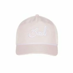 Bad Birdie "Bad" Rope Hat -Golf Bag Sales bad birdie bad rope hat pink white 01 69970.1678301000