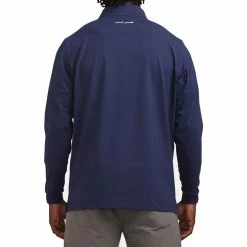 Bad Birdie Navy Quarterzip -Golf Bag Sales bad birdie navy quarterzip navy 03 74777.1678297079