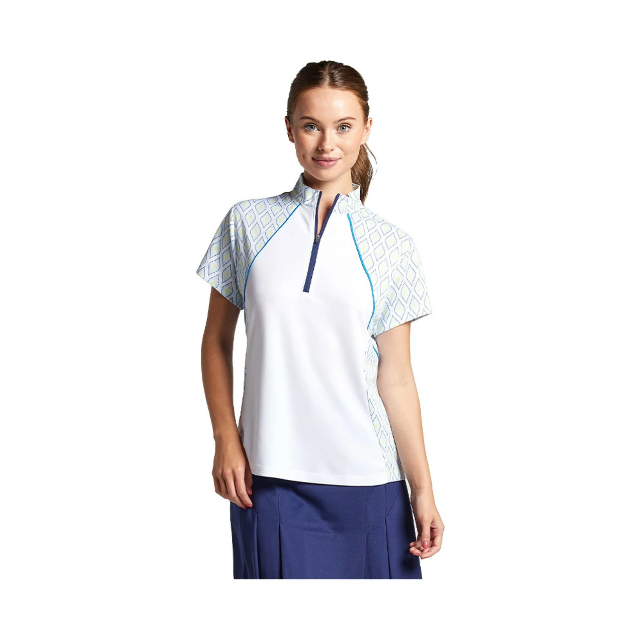 Bermuda Sands Women's Maeve Sublimated Block Polo 1 Bermuda Sands Women's Maeve Sublimated Block Polo