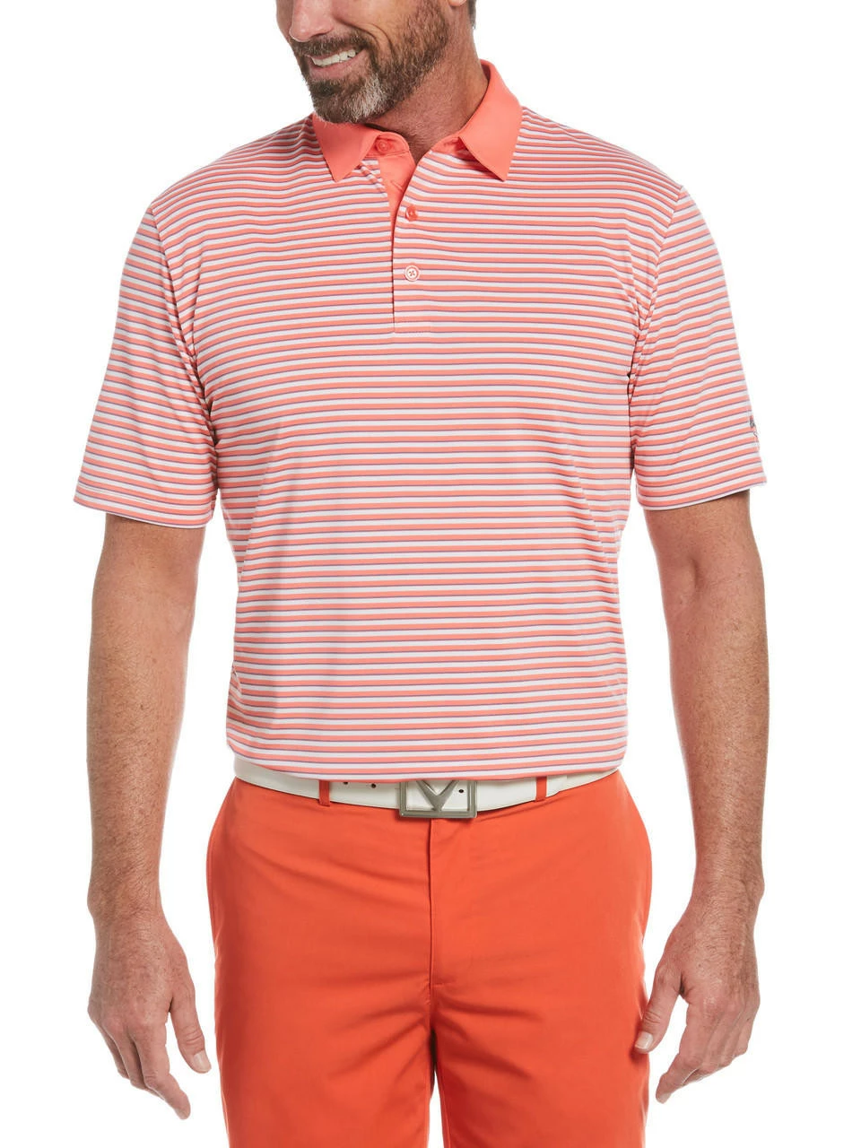 Callaway 3-Color Stripe Polo 17 Callaway 3-Color Stripe Polo - Image 17