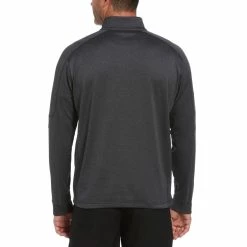 Callaway Midweight Waffle Knit Fleece 1/4 Zip -Golf Bag Sales callaway midweight waffle knit fleece 1 4 zip caviar sahde heather 02 46515.1659042872