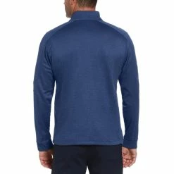 Callaway Midweight Waffle Knit Fleece 1/4 Zip -Golf Bag Sales callaway midweight waffle knit fleece 1 4 zip dark moody blue heather 02 42514.1659042872